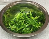 作り置きに♪ほうれん草としらすのナムル風作り方1写真