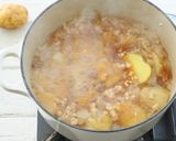 ☆	新じゃがいもとひき肉のこっくり煮物☆作り方6写真