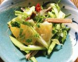 さっぱりセロリサラダ☆はっさくするめ入り作り方3写真