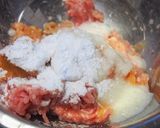 しっとり柔らか♪胡麻味噌つくねの大葉巻き作り方1写真