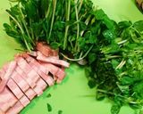 8分でもう1品！豆苗とベーコン炒め作り方1写真