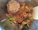 納豆と鯖のサラダ風まぜご飯作り方2写真