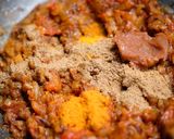 五代庵梅レシピ｜菜の花と梅のチキンカレー作り方3写真