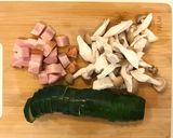 ズッキーニとベーコンのチーズ炒め作り方1写真