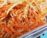 お弁当作り置き❤彩りたらこにんじん炒め作り方11写真