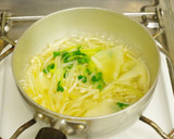 ベジ♪野菜と餃子の皮のとろとろスープ作り方3写真