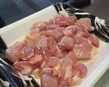鶏モモと大豆の腐乳煮込み作り方1写真