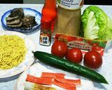 絶品我が家のラーメンサラダ作り方1写真