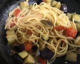 なすとミニトマトのペペロンチーノ作り方10写真