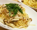 きのこと大葉の和風パスタ作り方5写真