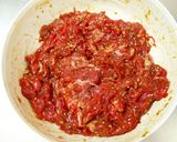 BBQにも★特製だれ漬け!牛薄切り焼肉作り方1写真