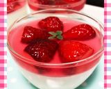 ミルクゼリー（イチゴのせ）作り方1写真