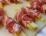イベリコ豚で野菜巻き。作り方3写真