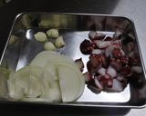 タコとじゃがいも炒め作り方1写真