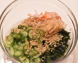 きゅうりとわかめのまろやかな酢の物作り方4写真