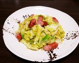 キャベツとウインナーのバジルソース炒め作り方7写真
