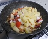 タコとじゃがいも炒め作り方6写真
