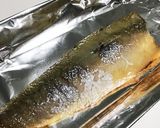 ローソンのさばの塩焼きdeパン粉焼き♡作り方1写真