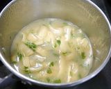 簡単！ヘルシー☆豆苗とお揚げのお味噌汁作り方4写真