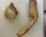白ミル貝の肝のぽん酢和え作り方1写真