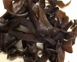 生木耳の入った中華風酢の物作り方1写真