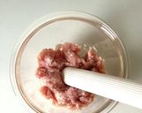 鍋・スープに【ふわトロ鶏団子】作り方1写真