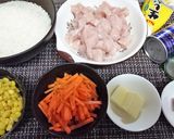 炊飯ジャー★簡単★コク旨【チキンピラフ】作り方4写真