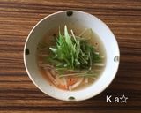 ［簡単 えのき人参 食べる中華スープ ］作り方4写真