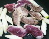 カキ醤油で作ったメンツユで簡単合鴨焼き作り方1写真