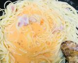 全卵＆牛乳バター☆とろっとカルボナーラ作り方4写真
