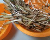 土筆入り春野菜のかき揚げ蕎麦作り方1写真