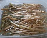 土筆入り春野菜のかき揚げ蕎麦作り方3写真