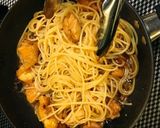 ＊照り鶏パスタ＊作り方6写真