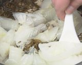 新タマネギの炊き込みご飯作り方5写真