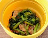 美味！豚薄切り肉と小松菜のコチュジャン煮作り方4写真