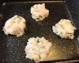 離乳食後期❁つかみ食べ焼きおにぎり作り方2写真