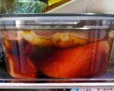 甘海老とサーモンのブラックペッパー漬け丼作り方4写真