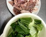 鶏モモ肉と青梗菜の中華炒め作り方1写真