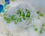 春！簡単☆グリンピースとしらすの混ぜご飯作り方3写真