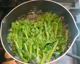 超簡単！菜の花の辛子ナムル作り方1写真