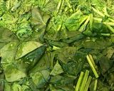 春菊とほうれん草のピーナッツ和え作り方1写真
