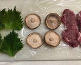 豚肉＆椎茸＆チーズのサンド焼き作り方1写真