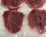 豚肉＆椎茸＆チーズのサンド焼き作り方2写真