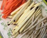 調味料2つのみ✴︎根菜のポリポリ揚げ作り方1写真