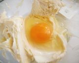 いちご入りベイクドチーズケーキ作り方2写真
