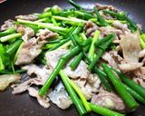 小ねきと豚肉の玉子炒め作り方3写真