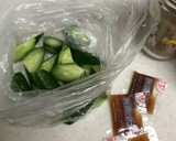 納豆のタレ活用☆中華風きゅうり漬け作り方3写真