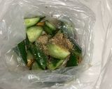 納豆のタレ活用☆中華風きゅうり漬け作り方4写真