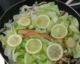 鮭と野菜のガーリックレモンソテー作り方4写真