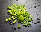 パワーアップ！花卵とにんにく芽のお味噌汁作り方1写真